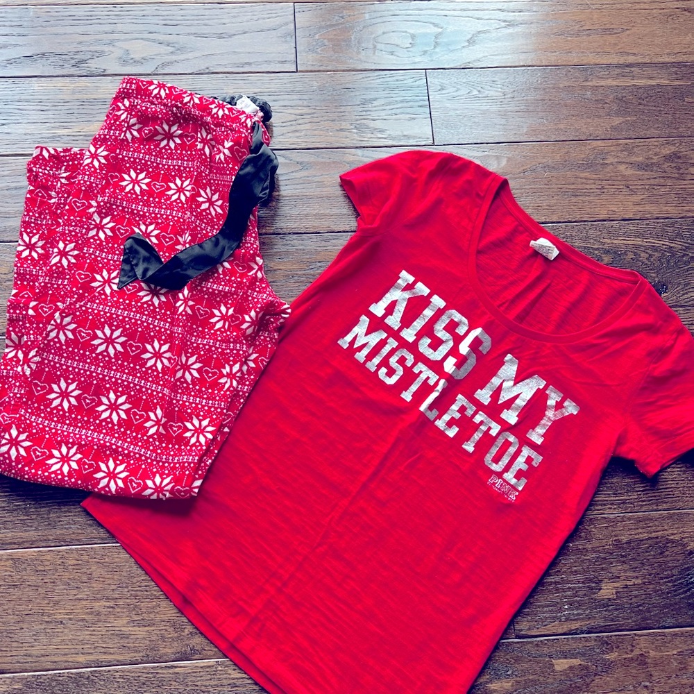 Pink - Christmas pjs